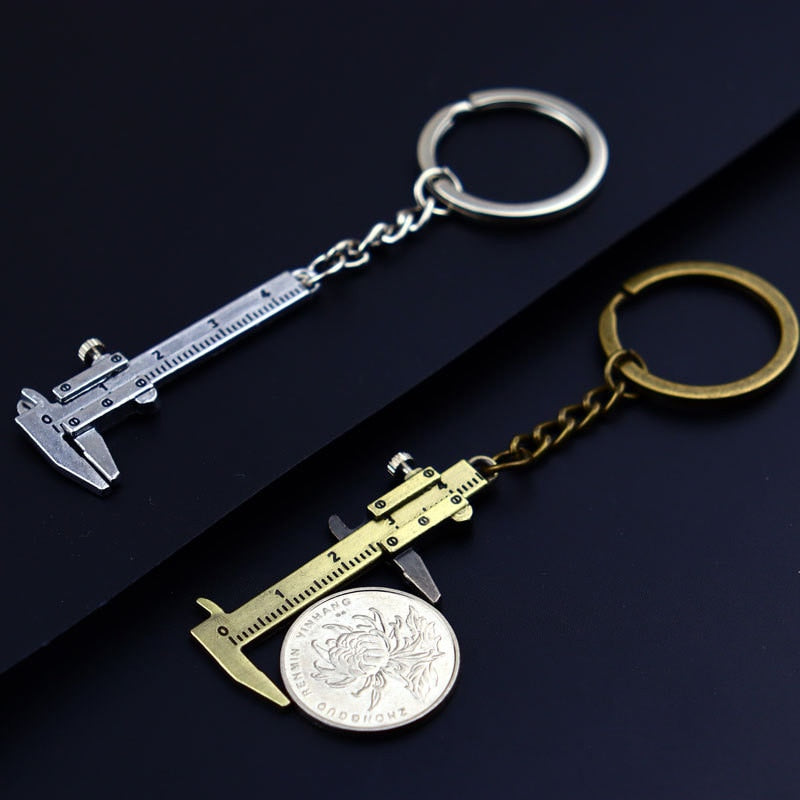 Compact Pocket Size Caliper Keychain