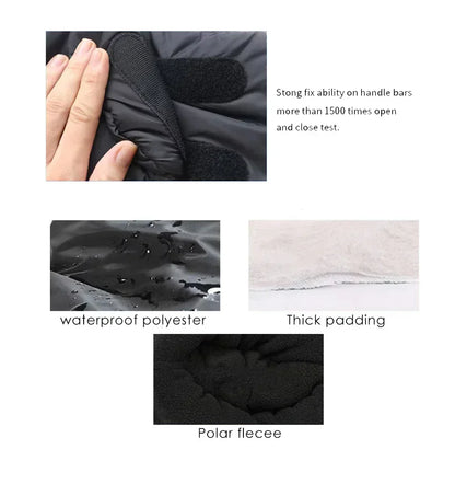 Cozy Hand Muffs for Stroller Pushing
