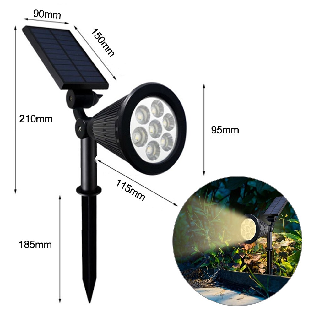 Bright Outdoor Solar Powered Garden Light