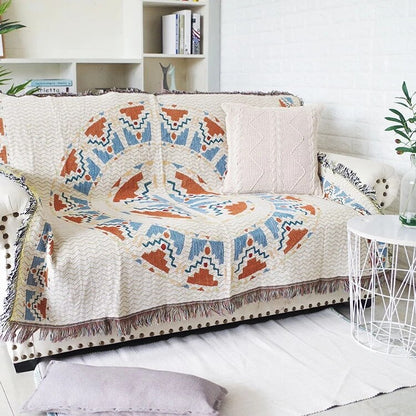 Soft Plush Autumn Throw Blanket