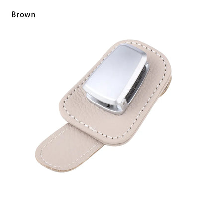 Convenient Auto Visor Sunglasses Holder Clip