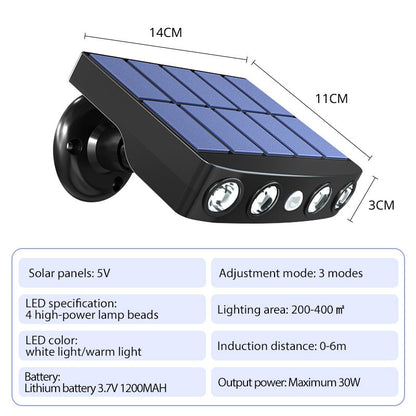 Bright Solar Powered Motion Light Outdoor