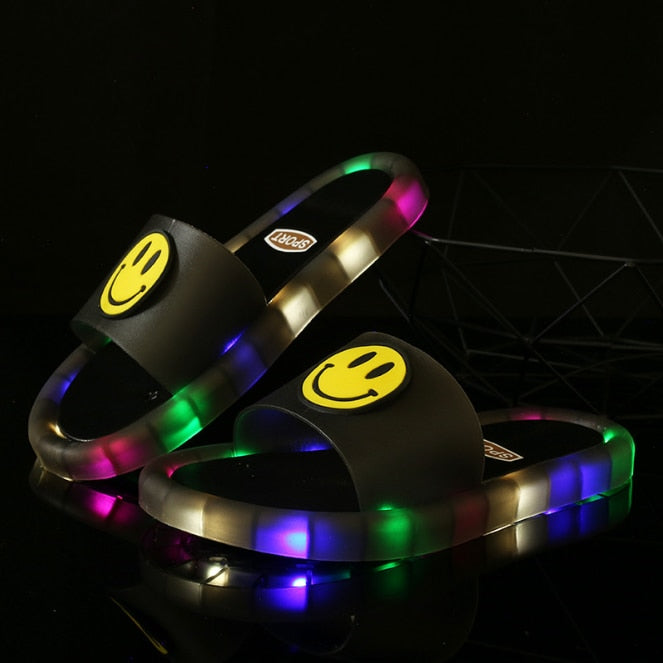 Colorful Light Up Party Slippers - Luxicro