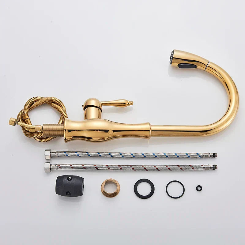 Luxury Stainless Steel Kitchen Faucet
