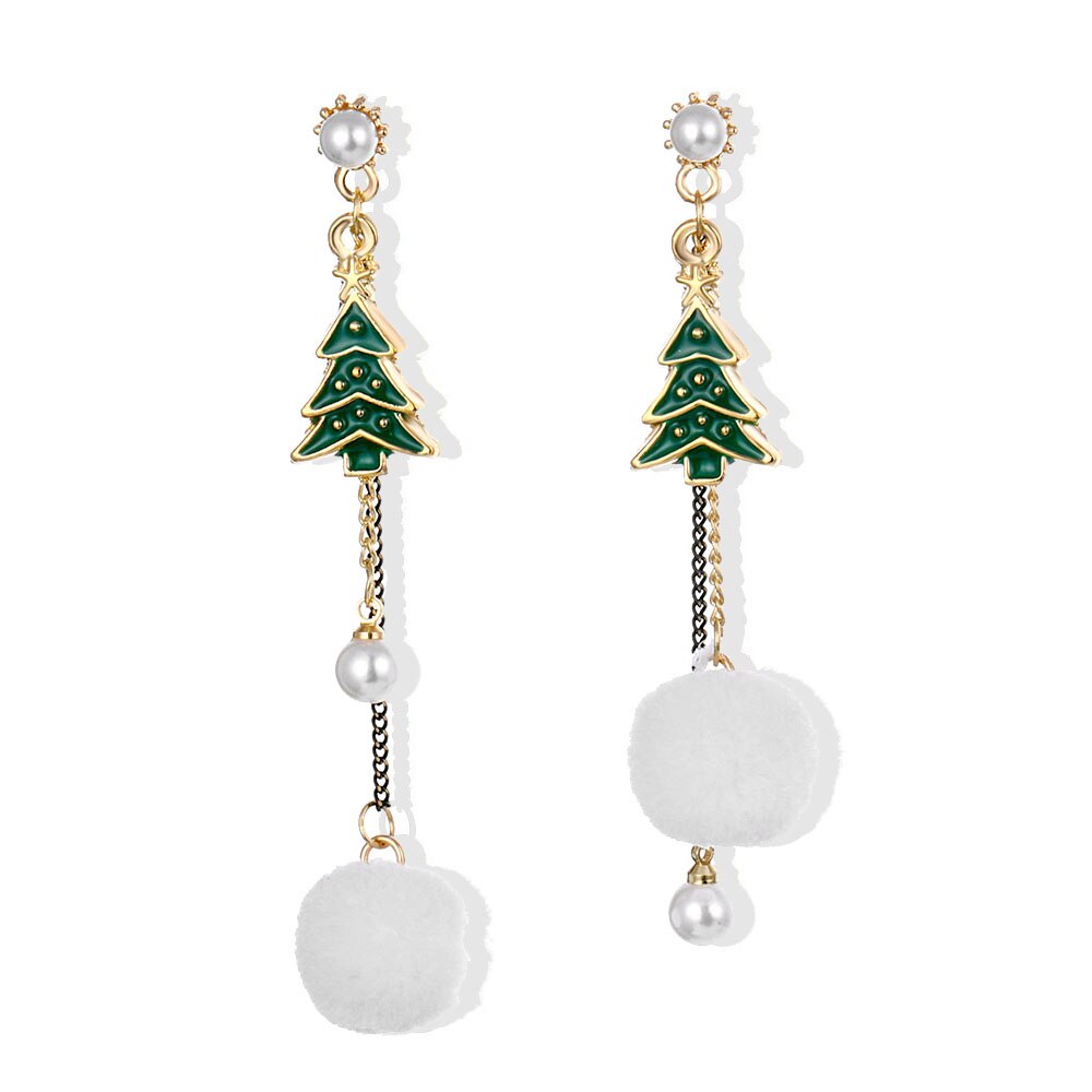 Fun Christmas Tree Earrings