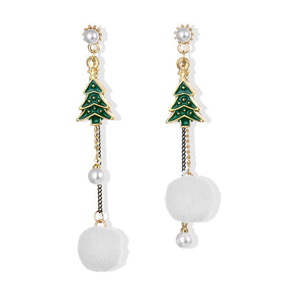 Fun Christmas Tree Earrings