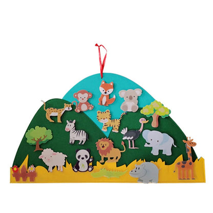 Vibrant Zoo Theme Wall Decoration - Luxicro