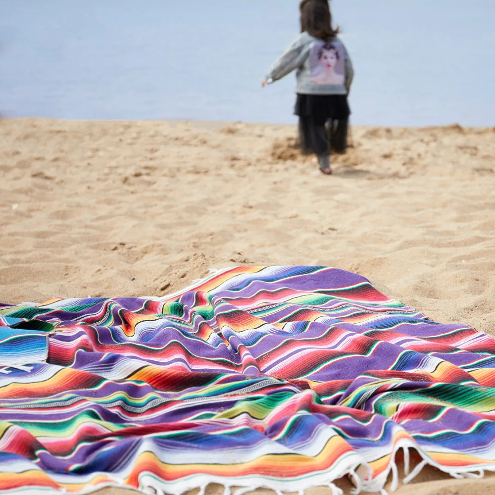 Vibrant Aztec Pattern Blanket