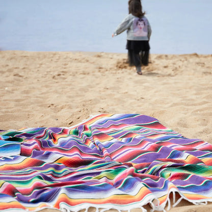 Vibrant Aztec Pattern Blanket