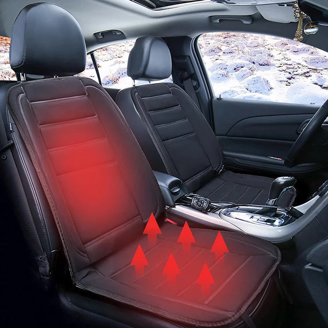 Cozy Heated Car Seat Pad with Comfort Foam