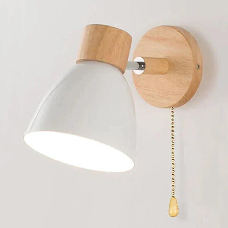 Classic Wood Wall Light - Warm Modern Style