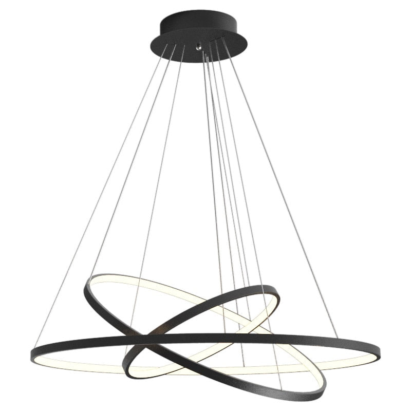 Round Sparkling Chandelier Lamp