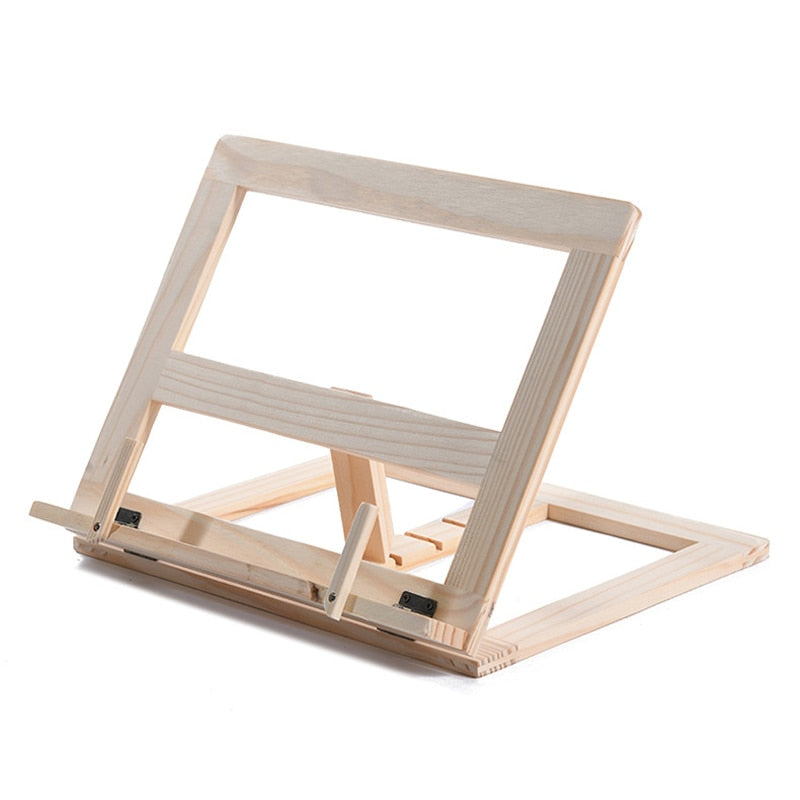 Natural Wood Tablet Stand - Luxicro