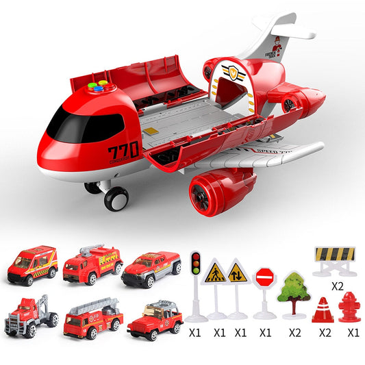 Colorful Kids Airplane Toy Set - Luxicro