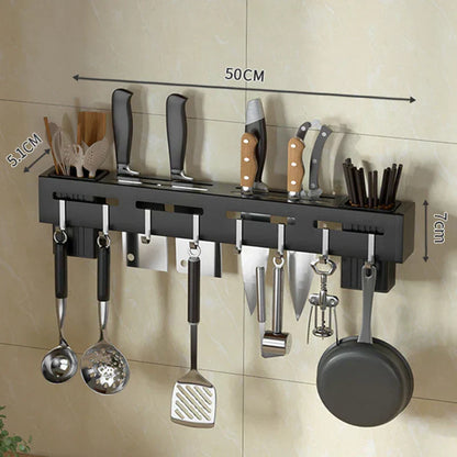 Contemporary Metal Kitchen Knife Holder