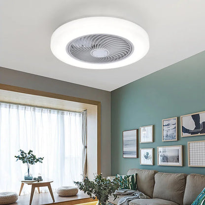 Silent Wireless Concealed Fan Smart Ceiling Lamp - Luxicro