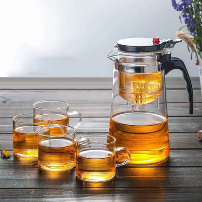 Premium Heatproof Glass Tea Infuser Pot