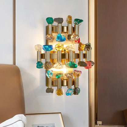 Beautiful Sparkling Crystal Wall Lamp