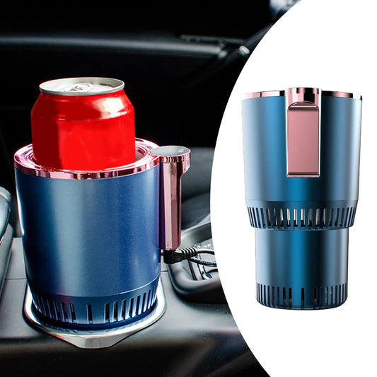 2 in 1 Auto Heat Cool Cup Holder - Luxicro