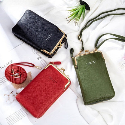 Versatile Cross Body Leather Handbag Bag