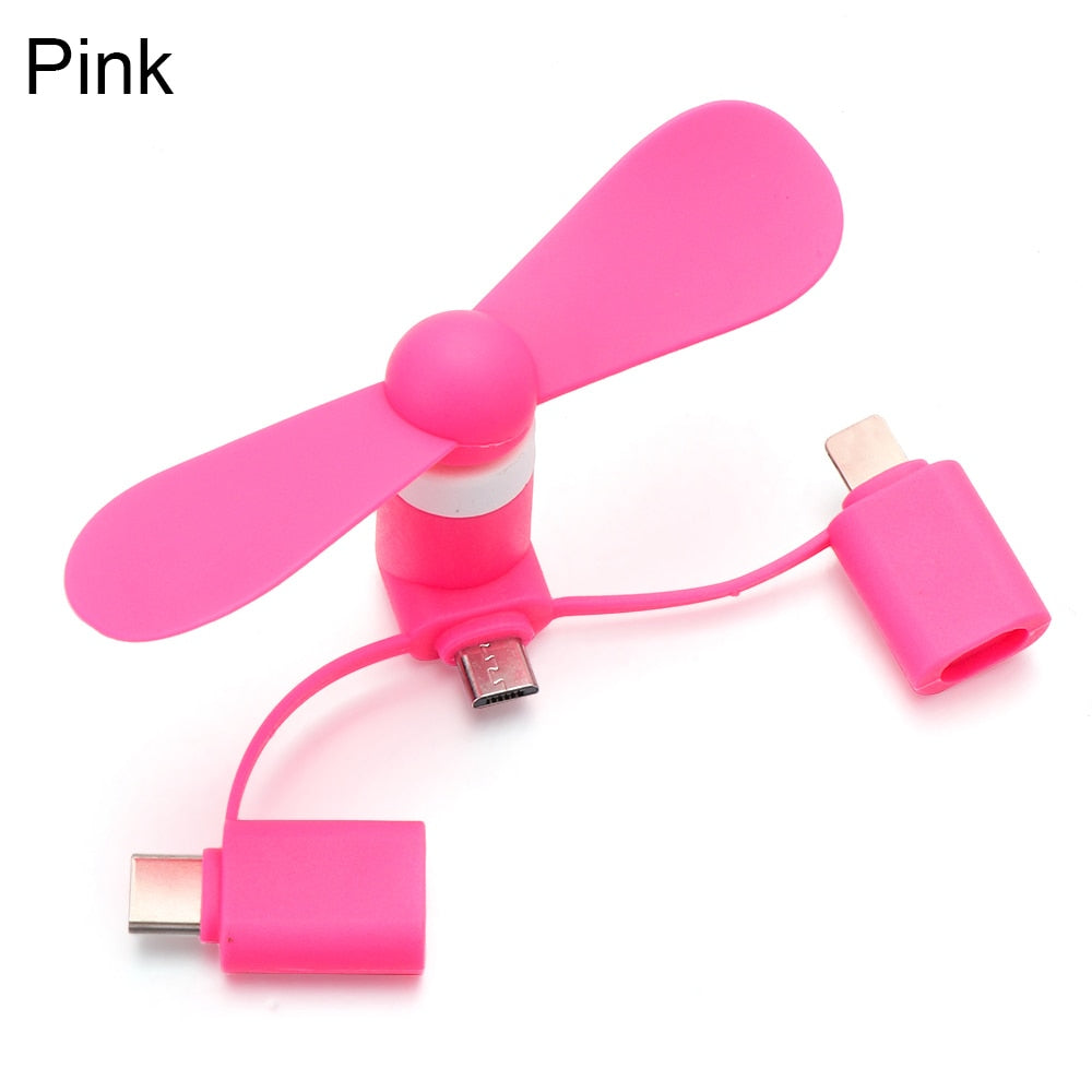 Compact Mini USB Phone Cooler Fan