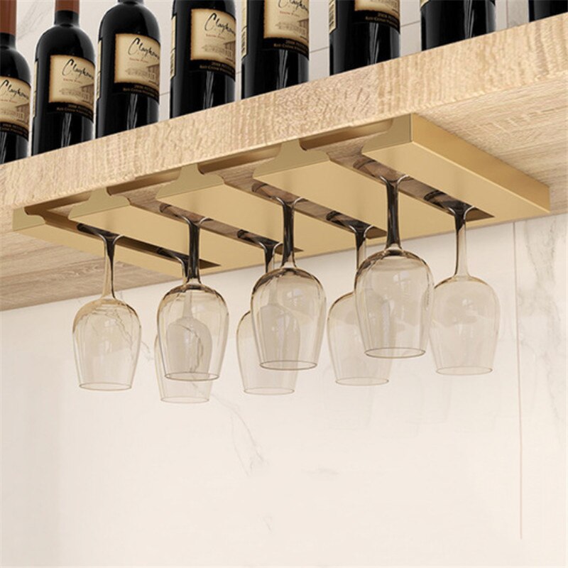 Compact Wall Mounted Glass Storage Rack