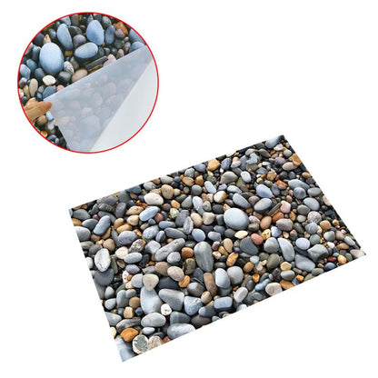 Stylish Stone Look Bathroom Floor Stickers