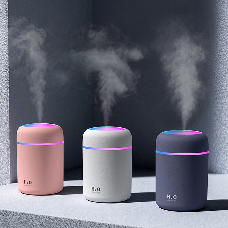 Portable Mini Mist Humidifier with LED Nightlight