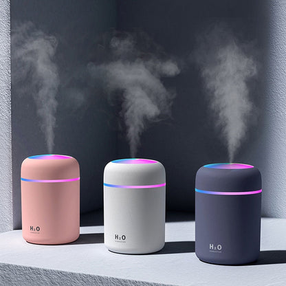 Portable Mini Mist Humidifier with LED Nightlight