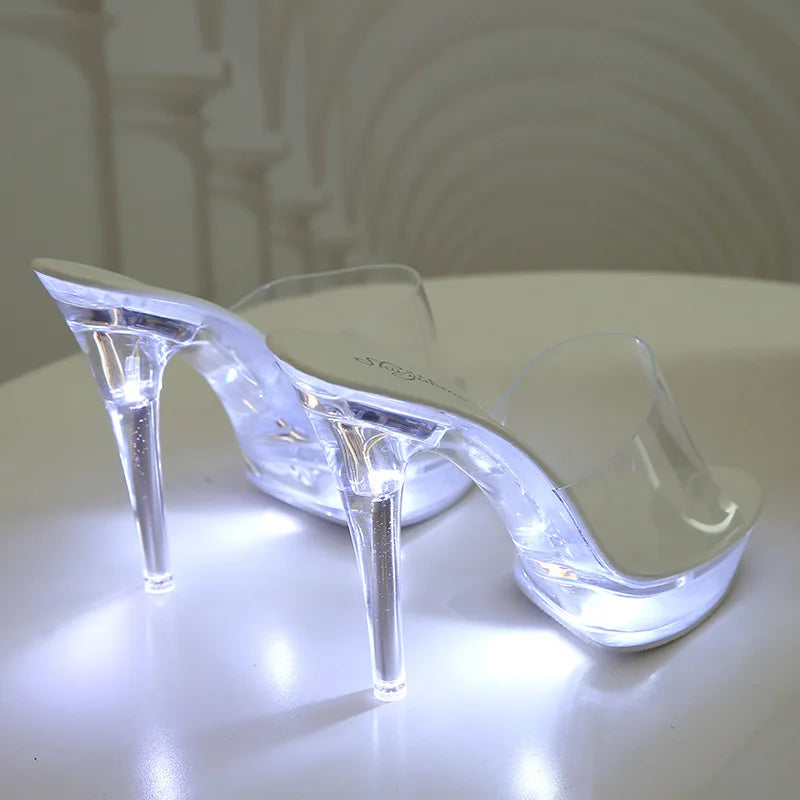 Sexy Transparent Stiletto Heels