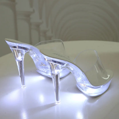 Sexy Transparent Stiletto Heels