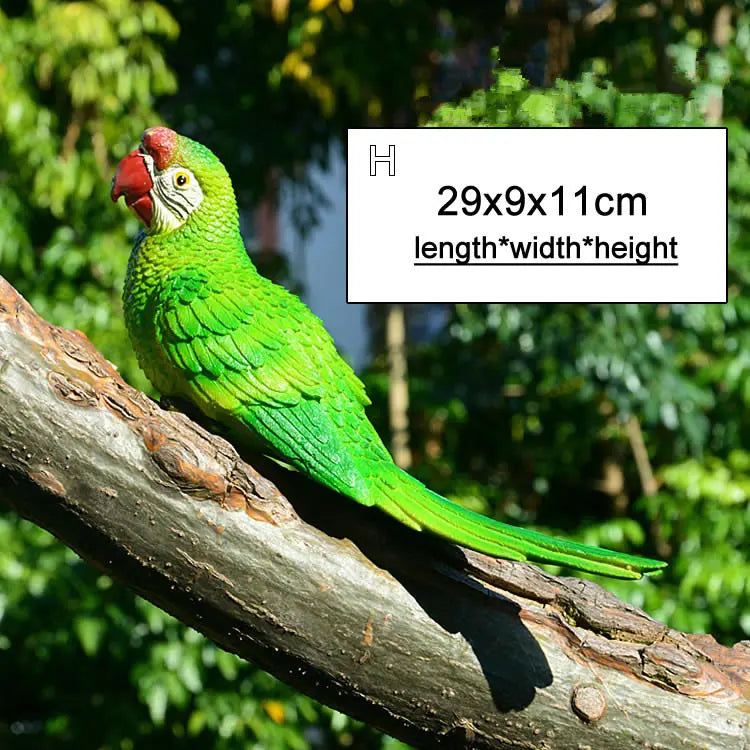 Vibrant Tree Bird Canvas Decoration