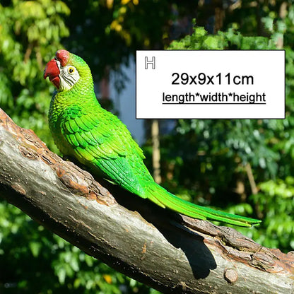 Vibrant Tree Bird Canvas Decoration