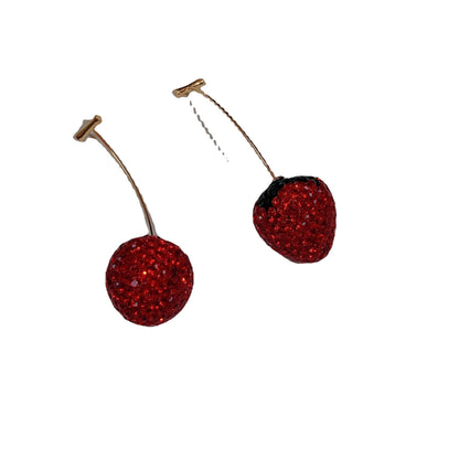 Fresh Strawberry Drop Earrings