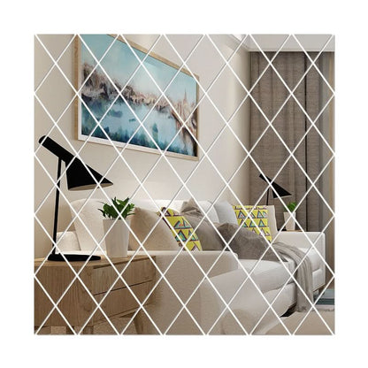 Modern Geometric Triangle Wall Mirror