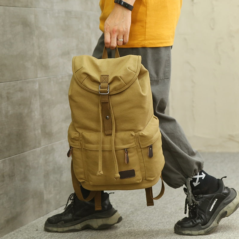 Large Strong Canvas Travel Backpack