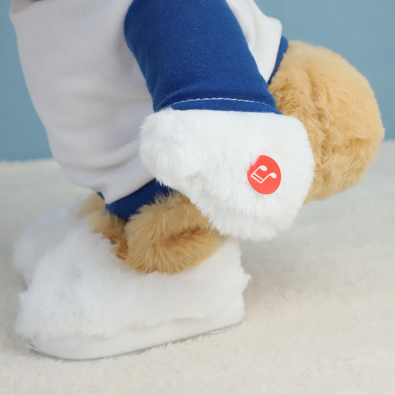 Playful Jumping Dog Plush Toy
