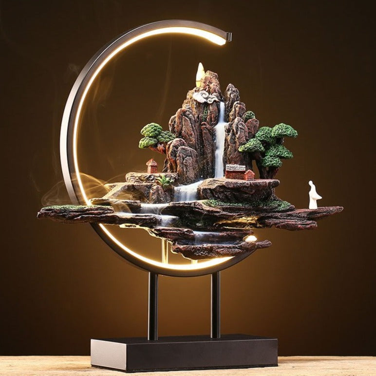 Aromatic Essential Oil Diffuser Lamp with Calming Design - Luxicro