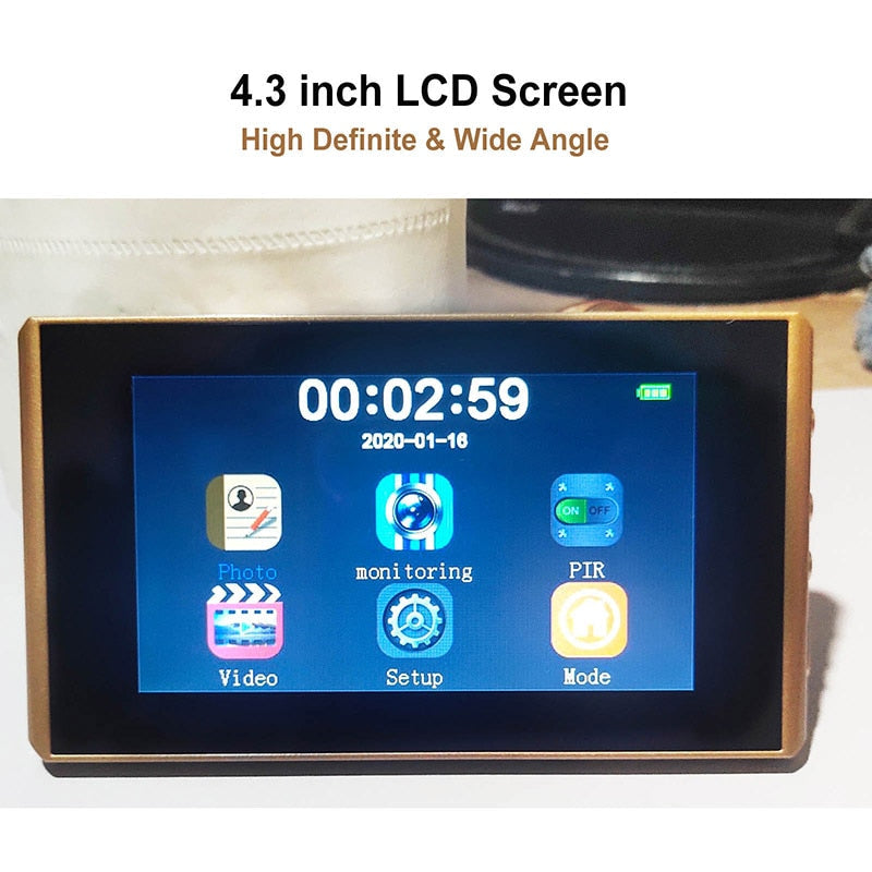 Smart Security Doorbell Camera with Motion Alert