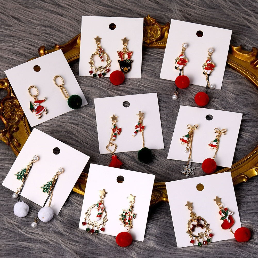 Fun Christmas Tree Earrings