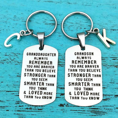 Custom Engraved Kids Name Keychain - Luxicro