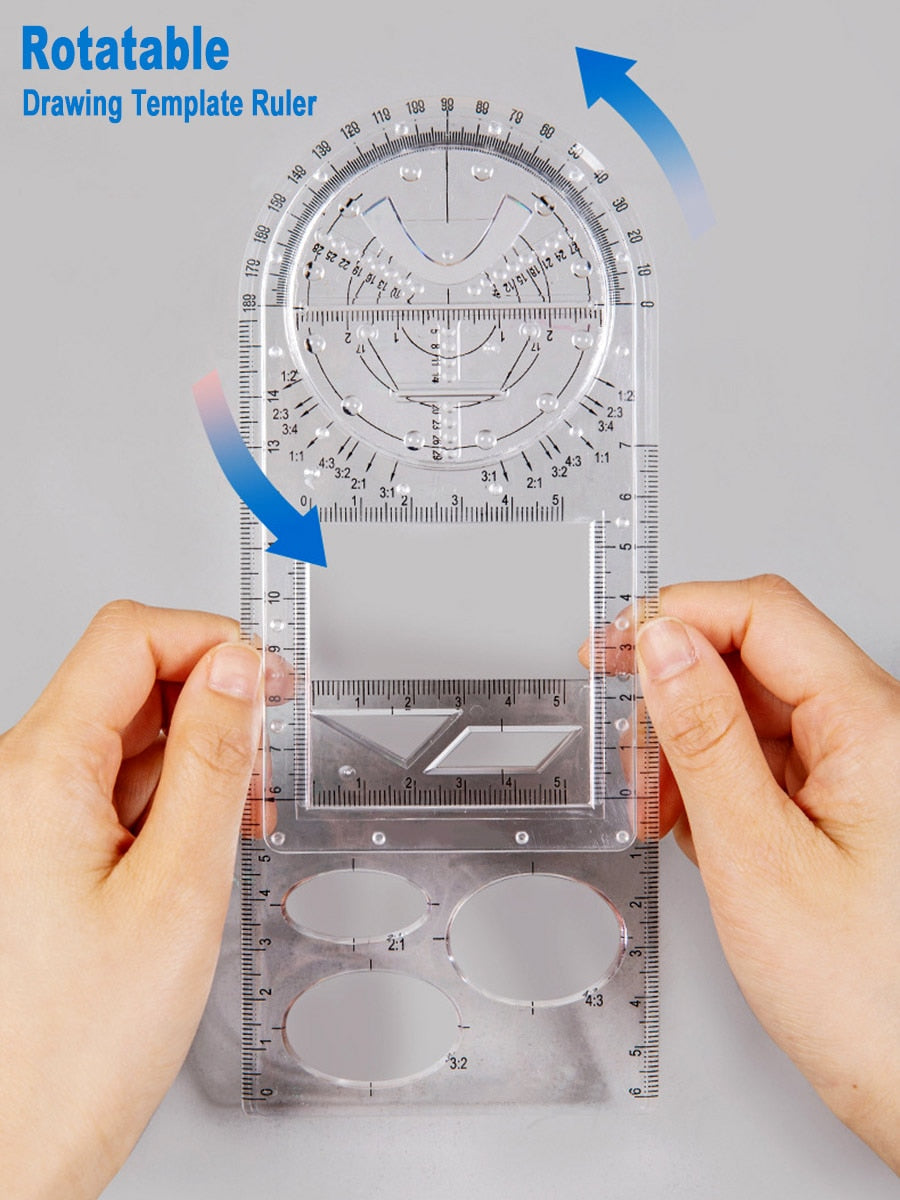 Precise Engineering Drafting Scale Ruler