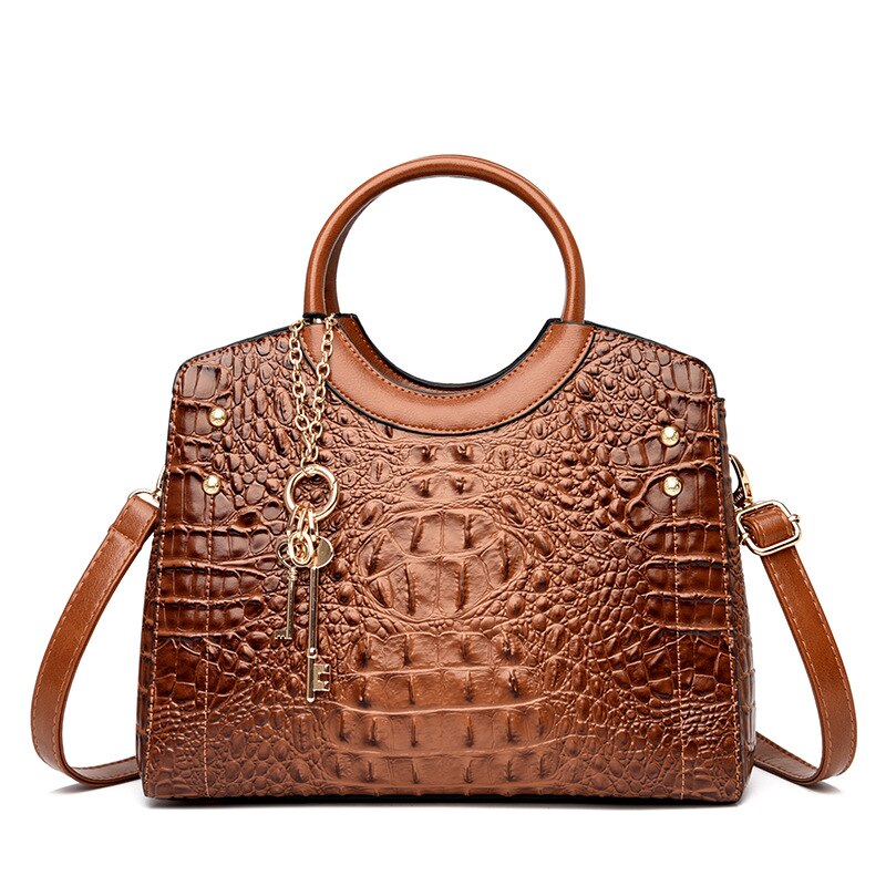 Classic Real Leather Shoulder Bag