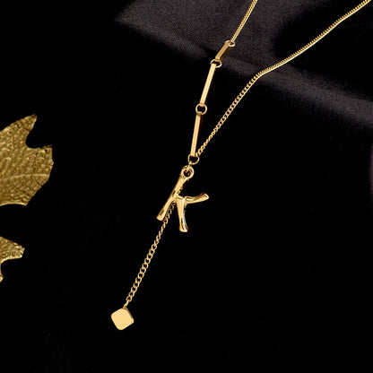 Custom Initial Pendant Necklace