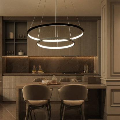 Round Sparkling Chandelier Lamp