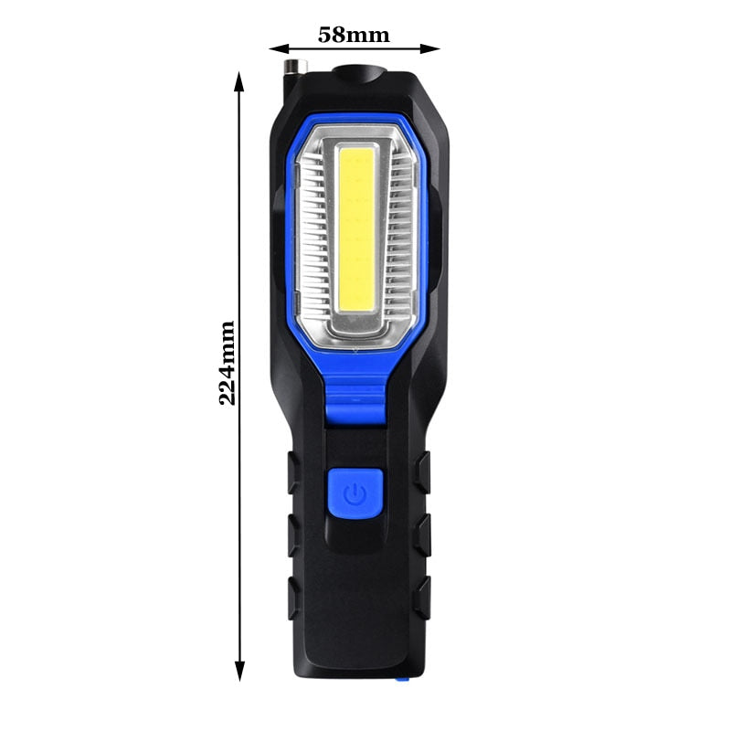 Portable Outdoor Rechargeable LED Flashlight Power Bank