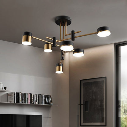 Luxurious Metal Crystal Ceiling Light - Luxicro