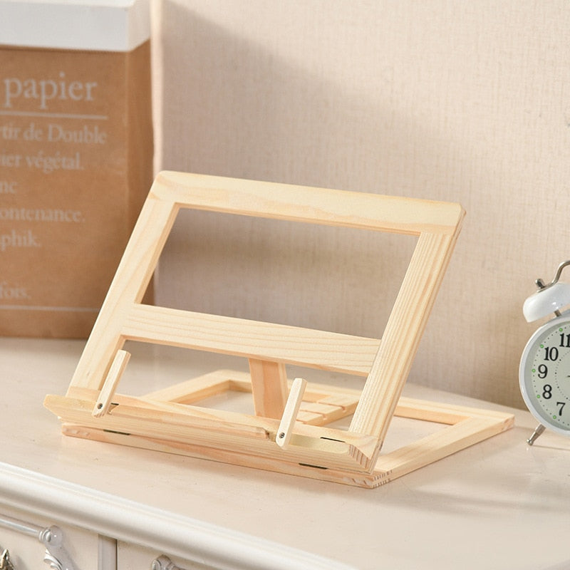 Natural Wood Tablet Stand