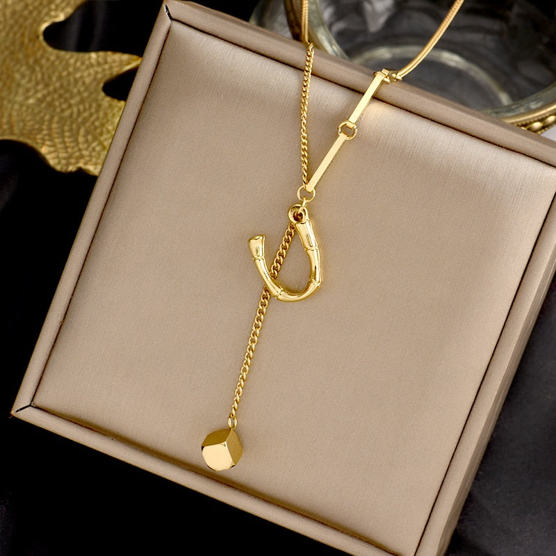 Custom Initial Pendant Necklace