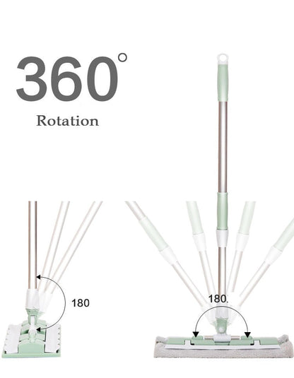 Extended Reach Flat Mop with 360 Spin Head